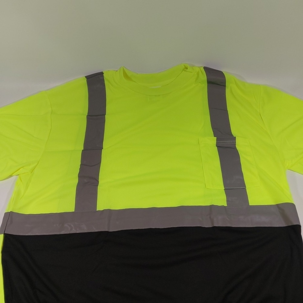 High Visibility‎ Class 2 Reflective Road Work Construction Hi Vis Safety T Shirt